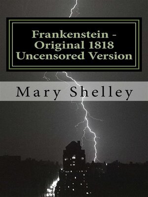 cover image of Frankenstein 1818 (Illustrated)